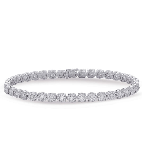 White Gold Diamond Bracelet
