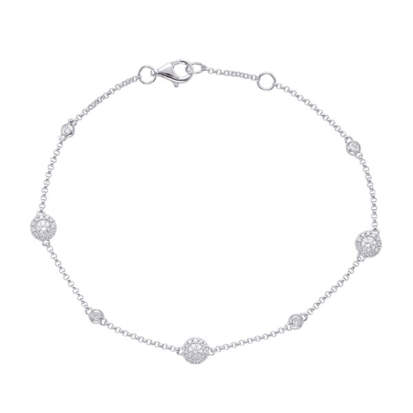 White Gold Diamond Bracelet