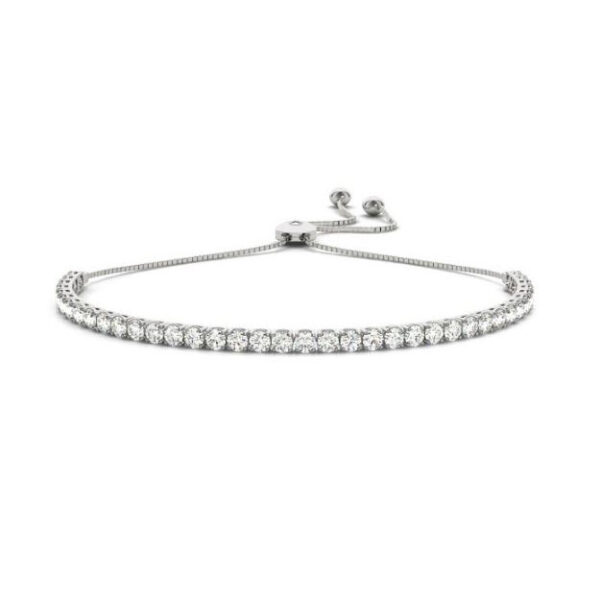 White Gold Bolo Diamond Bracelet