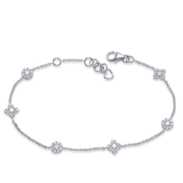 White Gold Diamond Bracelet