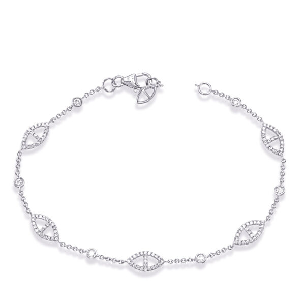 White Gold Diamond Bracelet