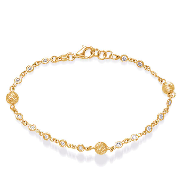 Yellow Gold Diamond Bracelet