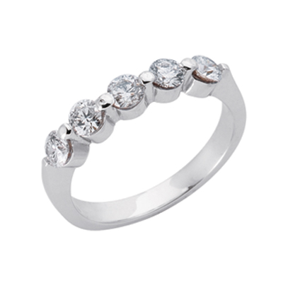 White Gold Diamond Band