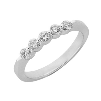 White Gold Diamond Band