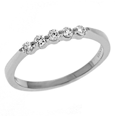 White Gold Diamond Band
