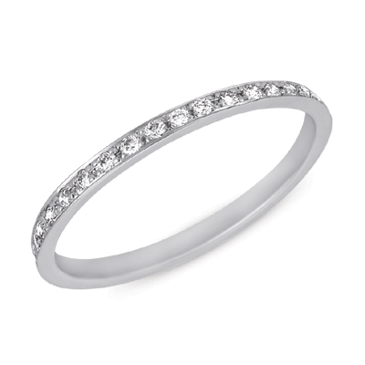 White Gold Eternity Band