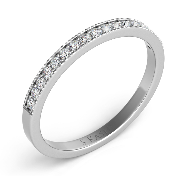 White Gold Diamond Band
