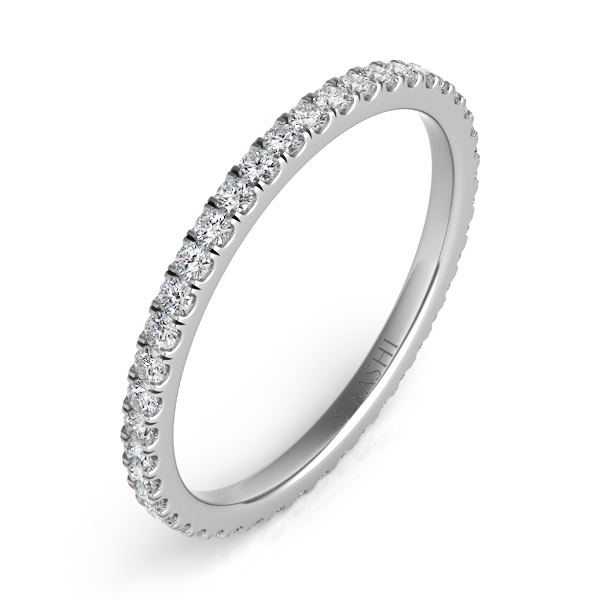 White Gold Eternity Band