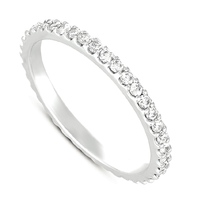 White Gold Eternity Band