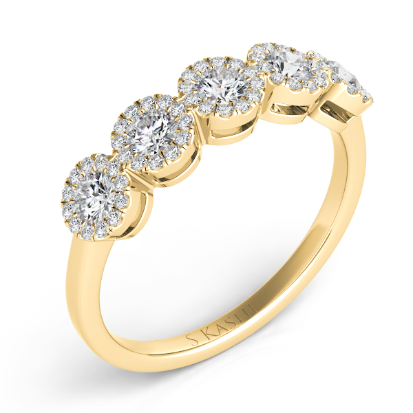 Yellow Gold Diamond Fashion Ring
