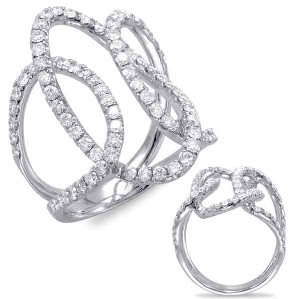 White Gold Diamond Fashion Ring