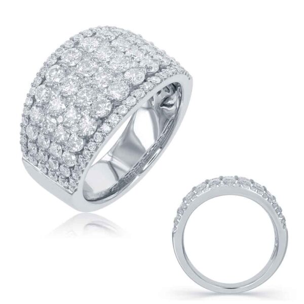 White Gold Diamond Fashion Ring