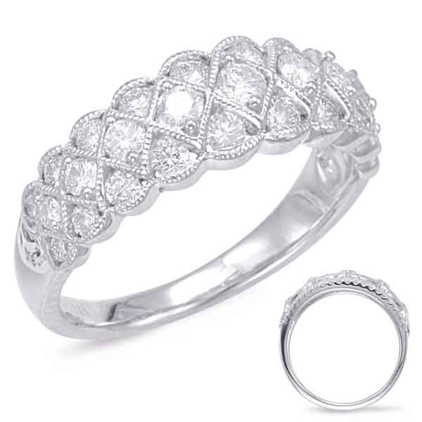 White Gold Diamond Fashion Ring