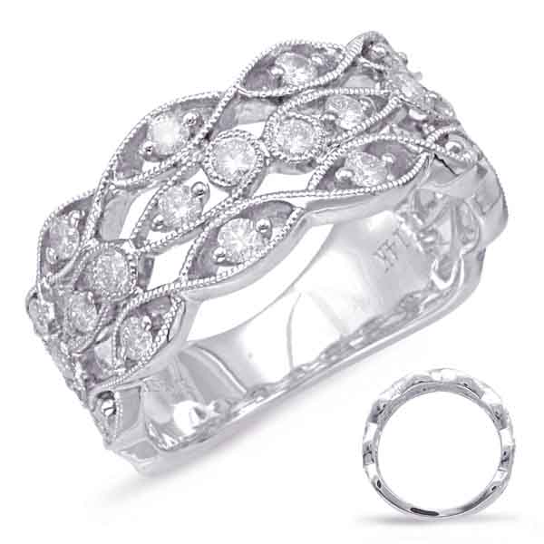 White Gold Diamond Fashion Ring