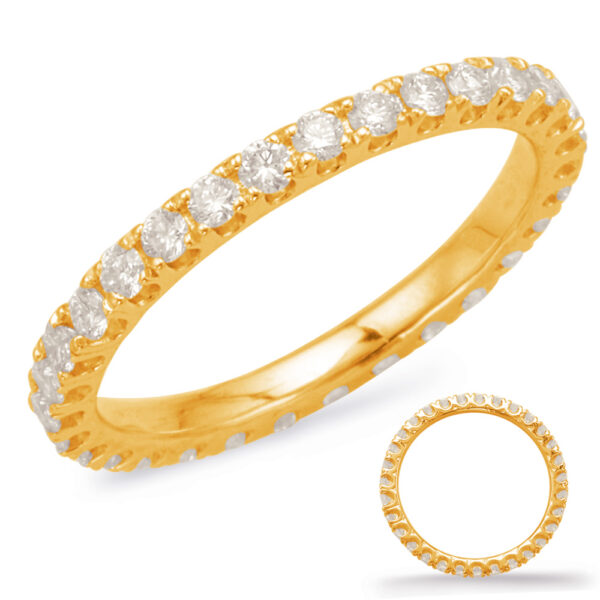 Yellow Gold Eternity Band