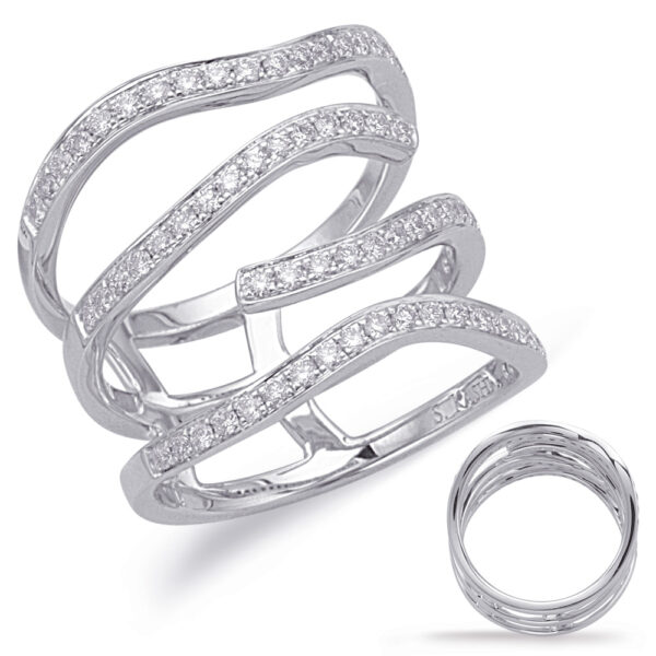 White Gold Diamond Fashion Ring