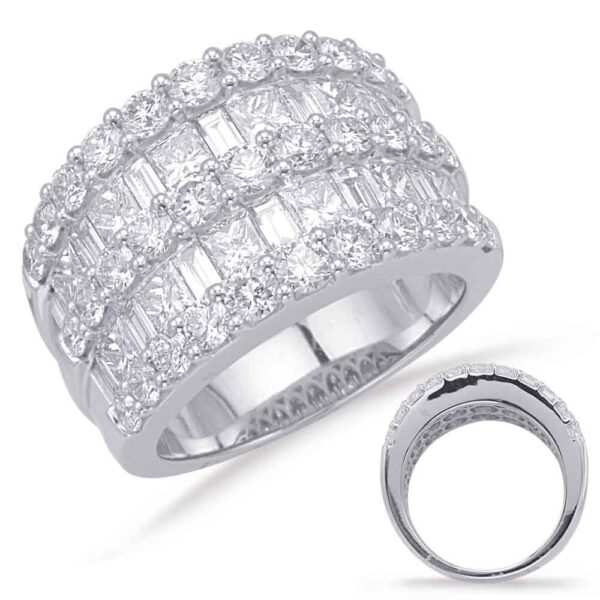 White Gold Diamond Fashion Ring