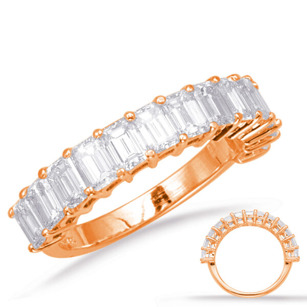 Emerald Cut Diamond Band