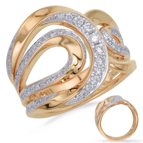 Yellow Gold Diamond Fashion Ring