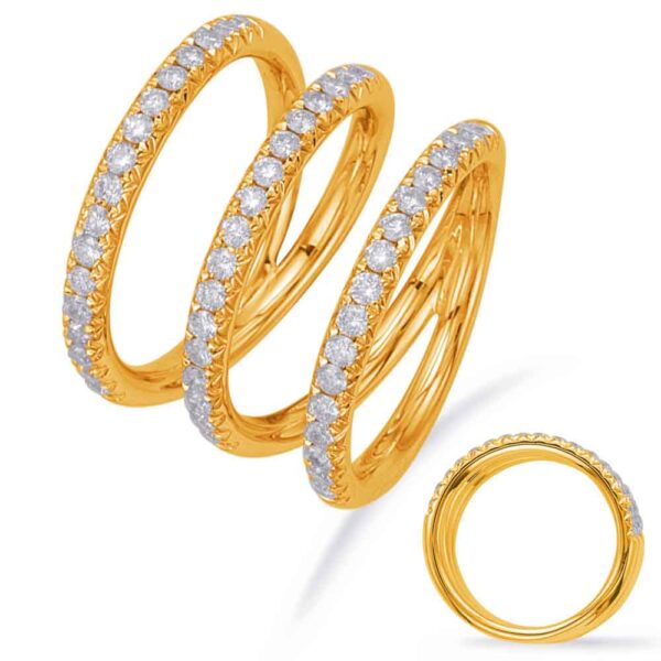 Yellow Gold Diamond Fashion Ring
