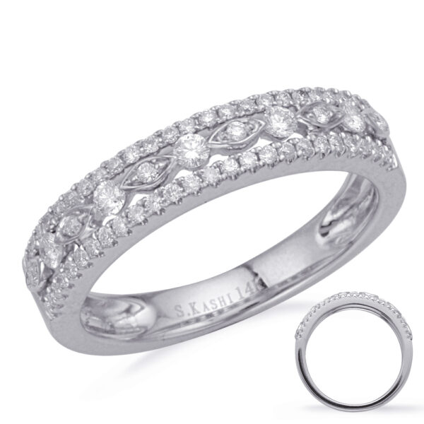 White Gold Diamond Fashion Ring