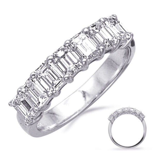 Emerad Cut Diamond Band