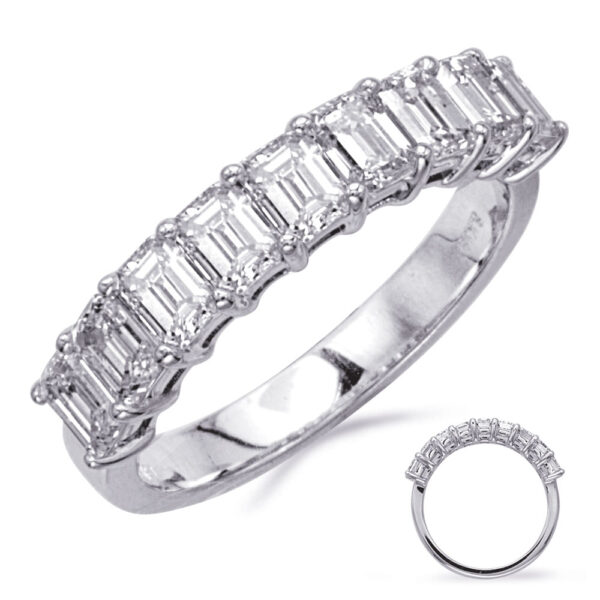 Emerad Cut Diamond Band