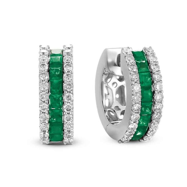 Emerald & Diamond Earring