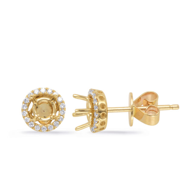 Four Prong Earring Jackets For .50ct Tw