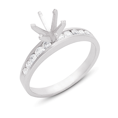 White Gold Engagement Ring
