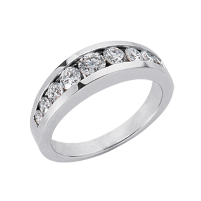 White Gold Matching Band