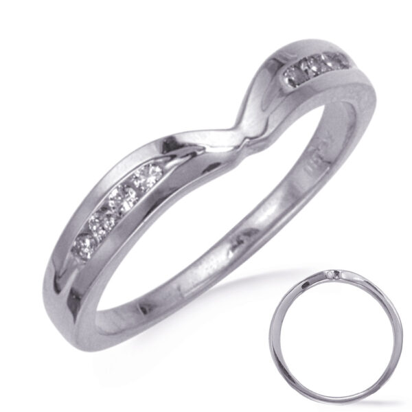 White Gold Matching Band
