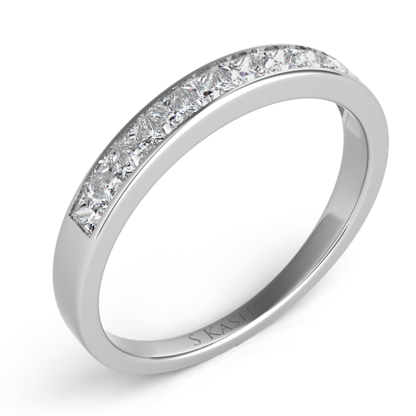 White Gold Matching Band