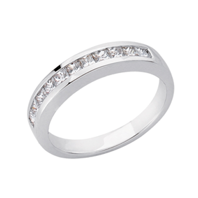 White Gold Matching Band