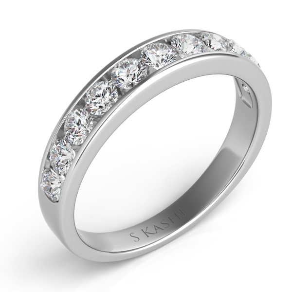 White Gold Matching Band