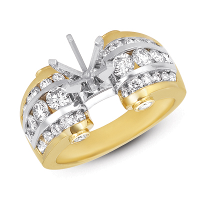 Yellow & Gold Engagement Ring