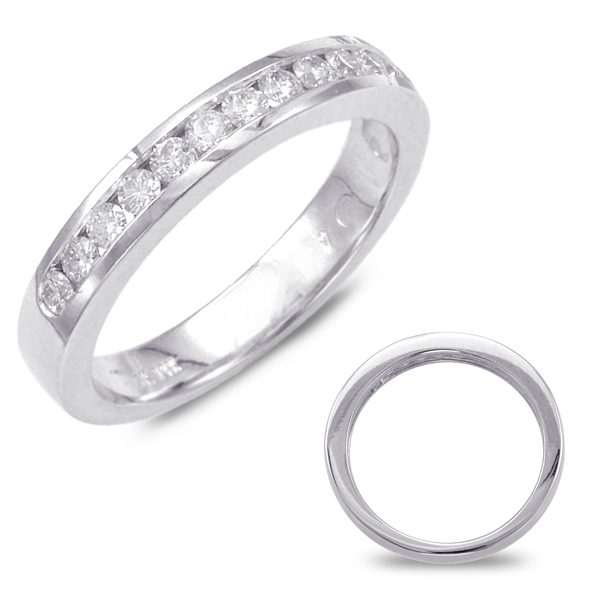 White Gold Matching Band