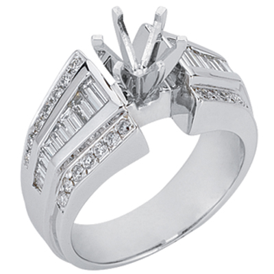 White Gold Engagement Ring