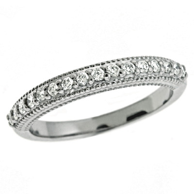 White Gold Matching Band