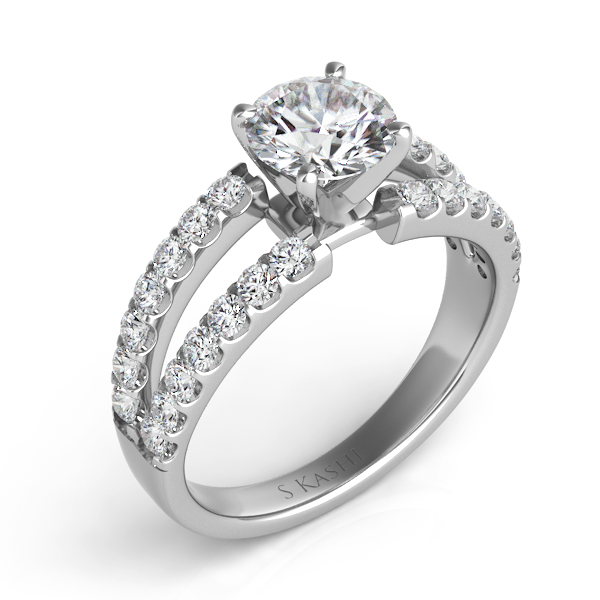 White Gold Engagement Ring
