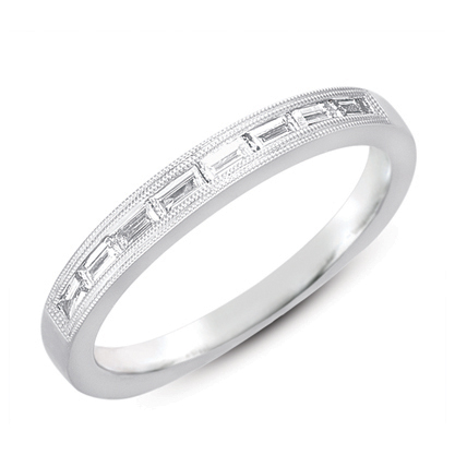 White Gold Matching Band