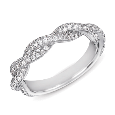 White Gold Matching Band