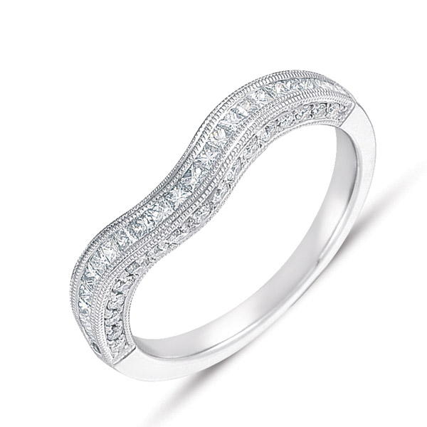 White Gold Matching Band