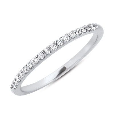 White Gold Diamond Band