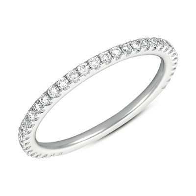 White Gold Matching Band