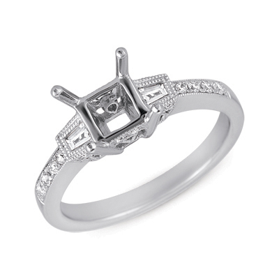White Gold Engagement Ring