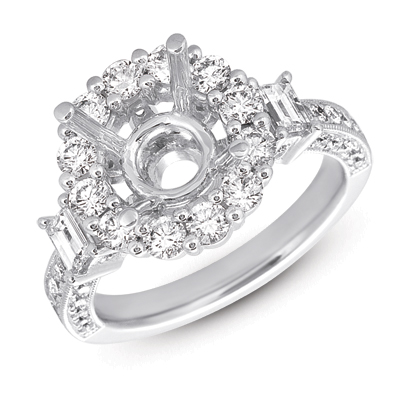 White Gold Engagement Ring