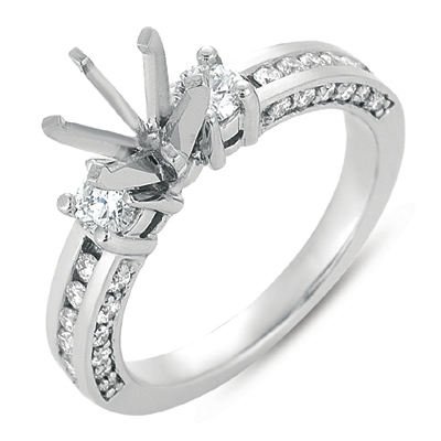 White Gold Engagement Ring