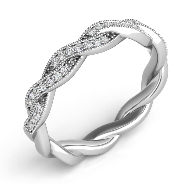 White Gold Matching Band