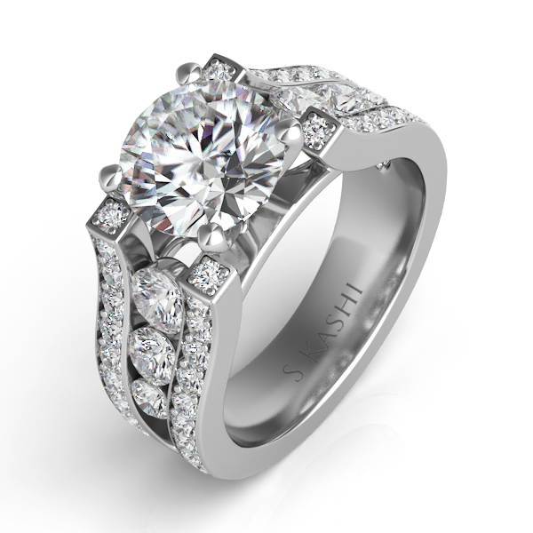 White Gold Engagement Ring